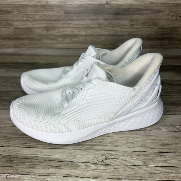 Kizik Shoes - Kizik Athens Shoes Mens 6.5 Womens 8 White Slip On Hands Free Sneakers Comfort
